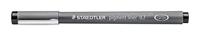Staedtler pigment liner fineliner, ronde punt, schrijfbreedte 0,7 mm, zwart - thumbnail