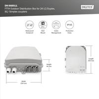 Digitus DN-968911 Dibributiebox 16 poorten SC - thumbnail