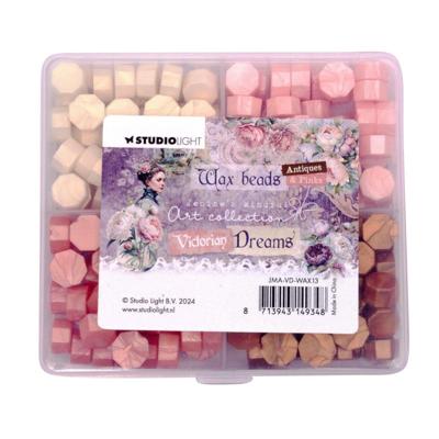 Studio Light • victorian dreams wax beads 4 colors pink