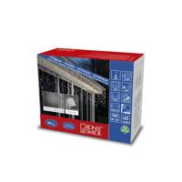 Konstsmide Lichtgordijn Buiten 80 LED Warmwit (b x h) 300 cm x 87.5 cm Timer, Frosted - thumbnail