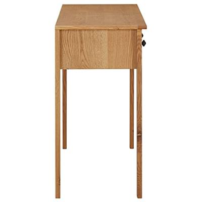 VidaXL Kaptafel 110x40x75 cm massief eikenhout VidaXL Kaptafel 110x40x75 cm massief eikenhout