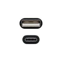 NanoCable 10.01.2101 – kabel 3 A USB 2.0 naar USB-C, stekker naar stekker, zwart, 1 m - thumbnail