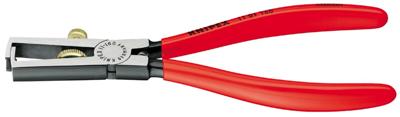Knipex Afstriptang met openingsveer | Universeel | Kunststof bekleed | Zwart geatramenteerd - 11 01 160 SB