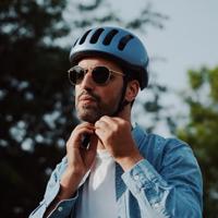 Buzaglo Catlike urban helm kompact&apos;o ii maat s metallic mat blauw - thumbnail