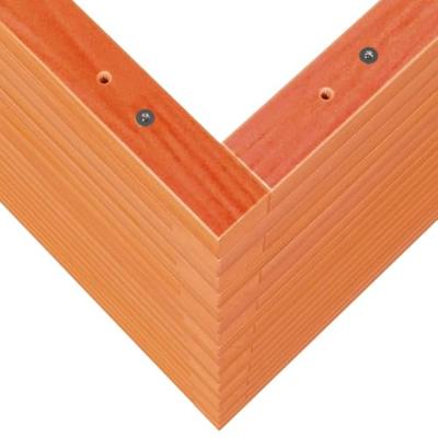 Plantenbak 90x60x68,5 cm massief grenenhout wasbruin