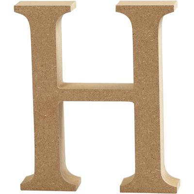 Creativ Company Letter, h, h: 13 cm, dikte 2 cm, 1 stuk