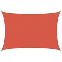 VidaXL Zonnezeil 160 g/m² 4x5 m hdpe terracottakleurig - thumbnail
