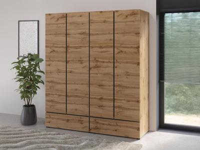 Kast CROSSAIR 4 deuren 2 lades wotan eik