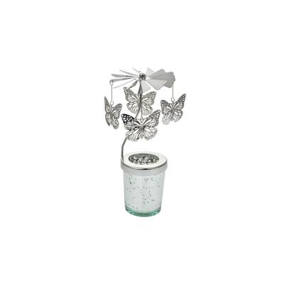 Clayre & Eef theelichtcarrousel ø8xh17cm Clayre & Eef theelichtcarrousel ø8xh17cm