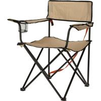 Pro Garden Opvouwbare metalen campingstoel lichtbruin - thumbnail