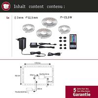 Paulmann 78875 LED-strip basisset Met connector (male) 230 V 3.6 m RGBW 1 set(s) - thumbnail