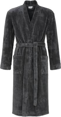 Zachte uniseks badjas zwart