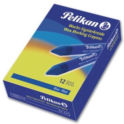 Pelikan vetkrijt 772 blauw, doos van 12 stuks