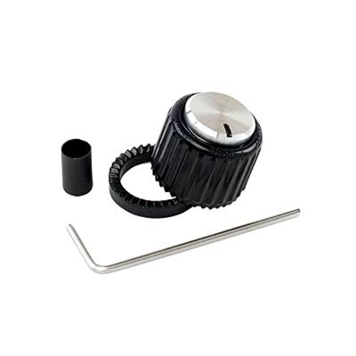 D&apos;Addario PW-LNL-01BS LokNob Large zwart met zilver