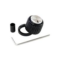 D&apos;Addario PW-LNL-01BS LokNob Large zwart met zilver - thumbnail
