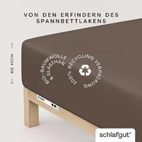 Schlafgut Schlafgut Pure Jersey Boxspring Hoeslaken M - 120x200 - 130x220 790 Sand Deep - thumbnail