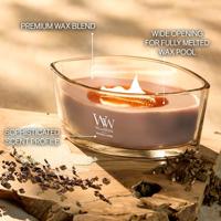 WoodWick ellipse candle patchouli créme - thumbnail