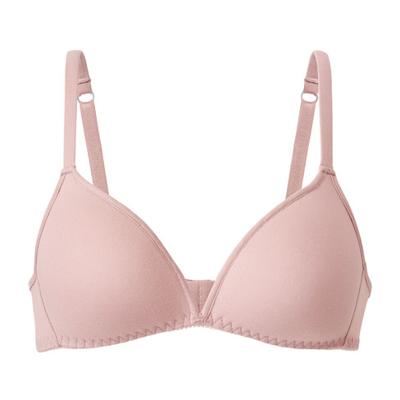 Soft-bh van Bio-katoen met cups, mauv 75A