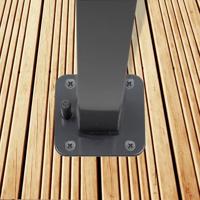 Uittrekbaar Windscherm Antraciet - thumbnail