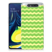 Samsung Galaxy A80 | TPU bumper | Waves Green - thumbnail