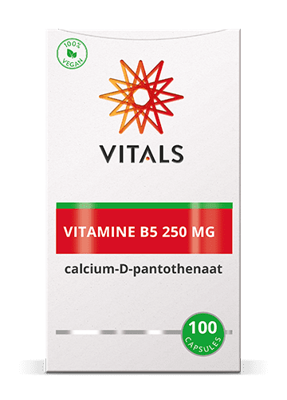 Vitals Vitamine B5 250mg 100 Capsules
