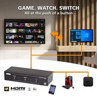 ATEN VM0202H HDMI-Matrix-switch 4096 x 2160 Pixel Zwart - thumbnail