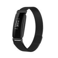 Fitbit Inspire 2 & Ace 3 Milanese bandje - Maat: Large - Zwart - thumbnail