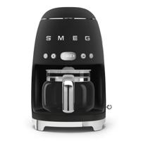 SMEG DCF02BLMEU 50's Style Koffiemachine - Filterkoffie - Mat Zwart - thumbnail