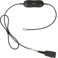Jabra GN1216 Telefoonheadset kabel Zwart - thumbnail