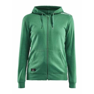 Craft 1908906 Community FZ Hoodie W - Team Green - XS Craft 1908906 Community FZ Hoodie W - Team Green - XS
