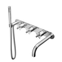 Hotbath Chap Inbouw Bad Thermostaat Met 2 Stopkranen 062 - Chroom - thumbnail