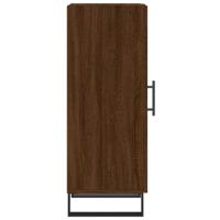 Dressoir 34,5x34x90 cm bewerkt hout bruineikenkleurig - thumbnail