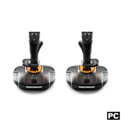 Thrustmaster T.16000M Space Sim Duo Stick Vliegsimulator joystick PC Zwart, Oranje