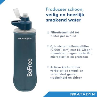 Katadyn BeFree Filter AC 0,5L Waterfilter Slate Blue 0,5L - thumbnail