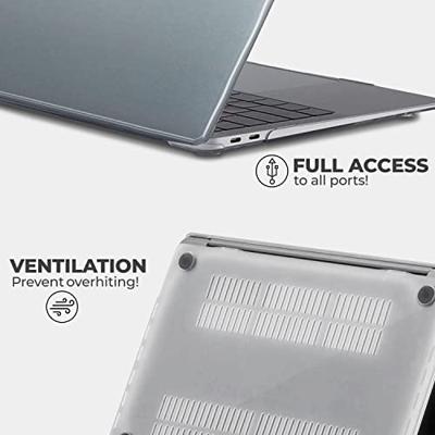 Lunso MacBook Air 13 inch (2022-2025) cover hoes - case - Aciano Azul Lunso MacBook Air 13 inch (2022-2025) cover hoes - case - Aciano Azul