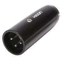 Hicon HI-X3MX3-MM XLR-adapter XLR-stekker - Mini-XLR-stekker Inhoud: 1 stuk(s) - thumbnail