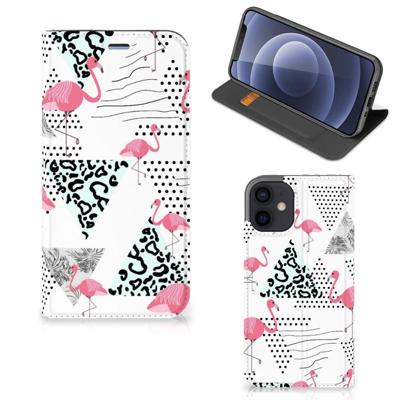 iPhone 12 Mini | Hoesje maken | Flamingo Triangle