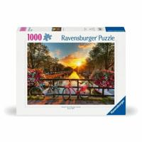 Ravensburger legpuzzel fietsen in amsterdam, 1000st. - thumbnail