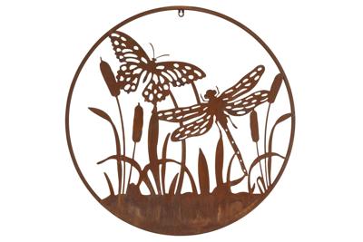 Decostar Countryfield Wandversiering ro Alayne L roest