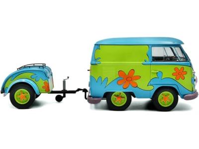 Solido Auto Volkswagen (VW) Kool Kombi Ghost Hunter machine Kant-en-klaar model Personenauto (model)