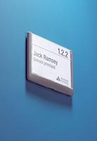 Durable Click Sign deurnaamhouder, ft 14,9 x 10,5 cm, grijs - thumbnail