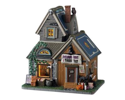 Spellbound Books & Terrible Tales 18x24x26 cm Halloween LEMAX - Lemax