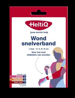 HeltiQ Wondsnelverband Nr.2 6x8 cm