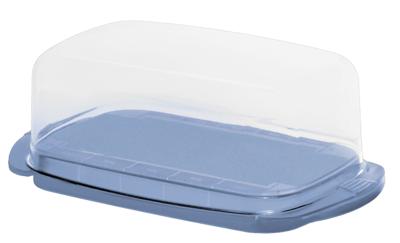 Rotho Fresh Botervloot 18x9.5x6.9 cm Horizon Blauw/Transparant