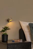 Lucide JOLAN - Oplaadbare Bureaulamp/Klemlamp/Wandlamp - Accu/Batterij - LED Dim to warm - 1x3,5W 2700K/5700K - Taupe - thumbnail