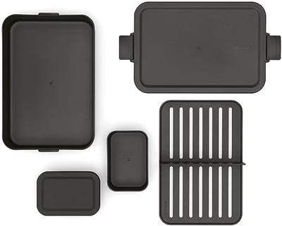 Brabantia Make & Take Bento lunchbox large, kunststof dark grey - thumbnail