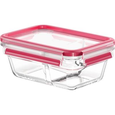 Emsa Clip & Close Glazen vershoudbakje, 0,8 L doos