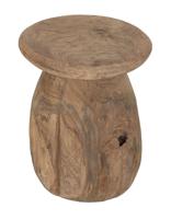 MUST Living Bijzettafel 'Bromo' Teakhout, Ø35cm - thumbnail