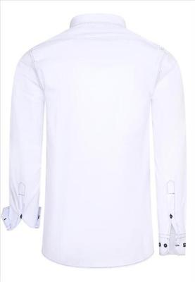 Italian Style - Heren Overhemd - Wit - Casual - Style-Italy