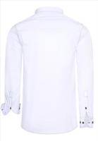 Italian Style - Heren Overhemd - Wit - Casual - Style-Italy - thumbnail